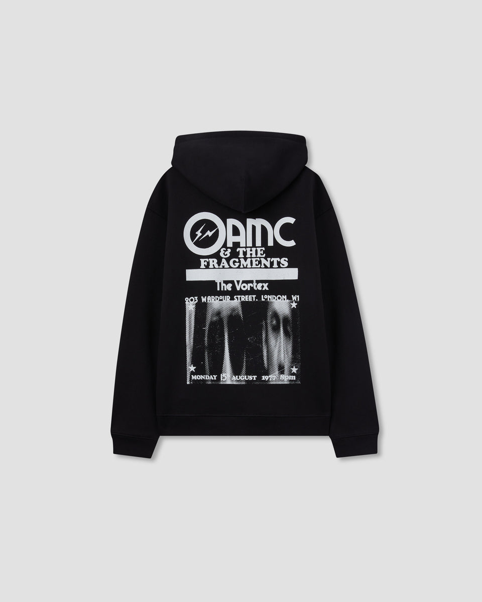 OAMC X FRAGMENT Hoodie in Black OAMC