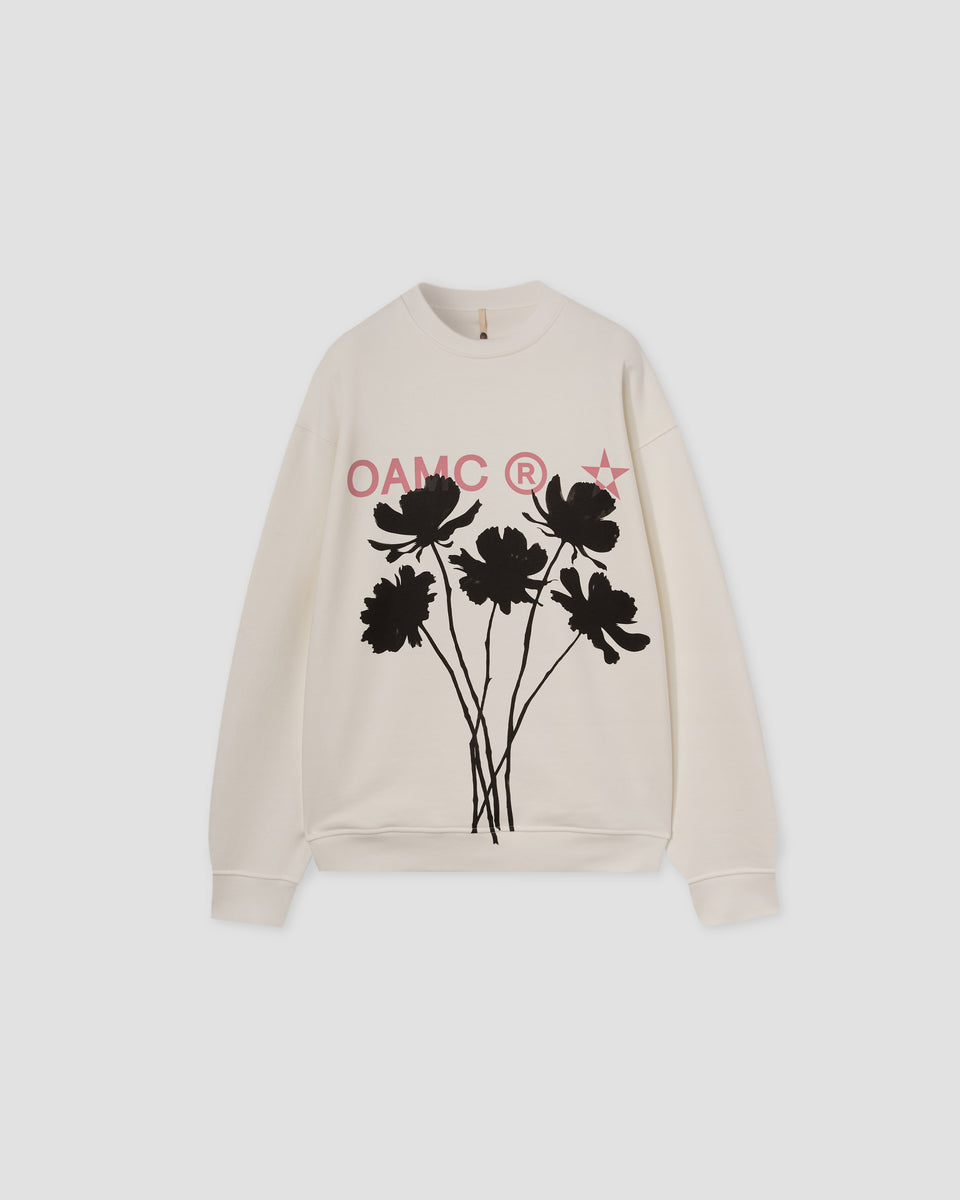 ★OAMC★ M WHIFF CREWNECK OFF WHITE Whiff Crewneck in Off White|OAMC