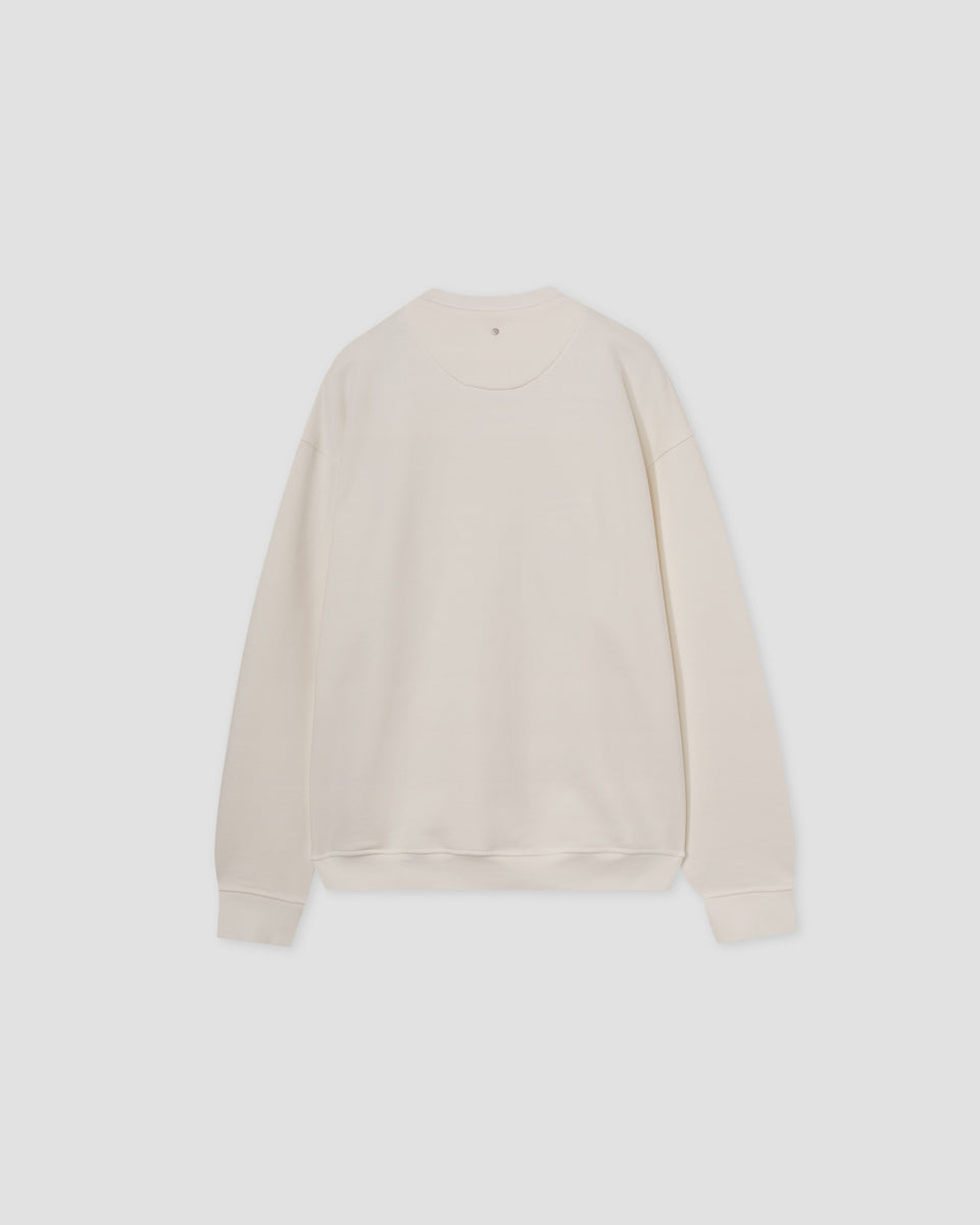 ★OAMC★ M WHIFF CREWNECK OFF WHITE Whiff Crewneck in Off White|OAMC