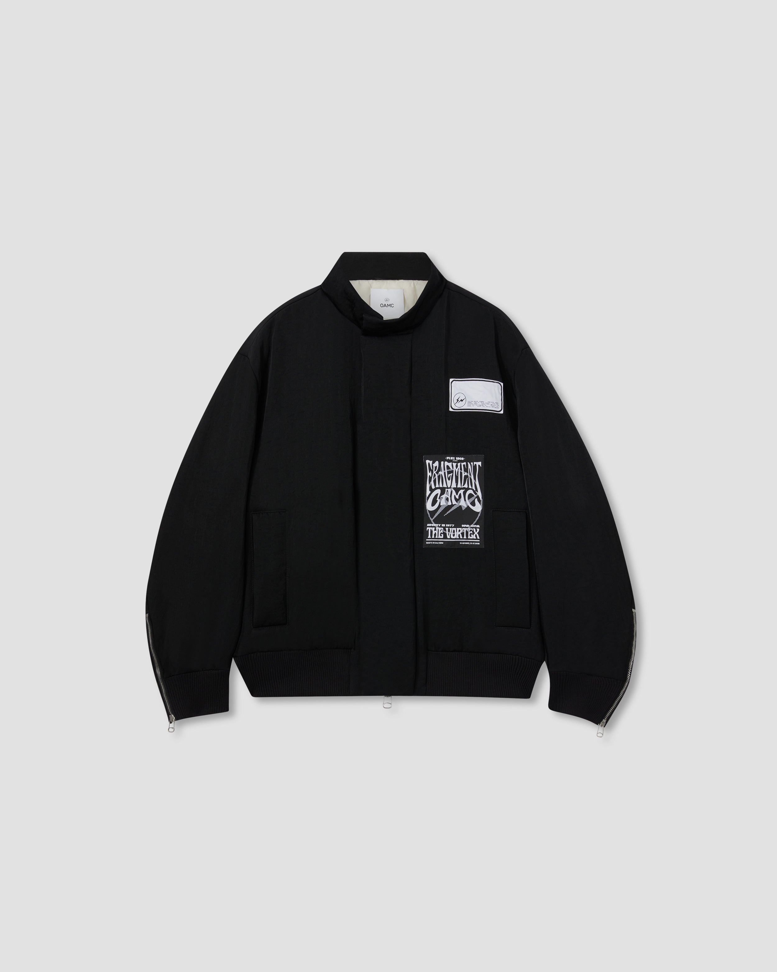 ジャケット・アウター OAMC X FRAGMENT Bomber Jacket Black OAMC X FRAGMENT Bomber Jacket in Black | OAMC