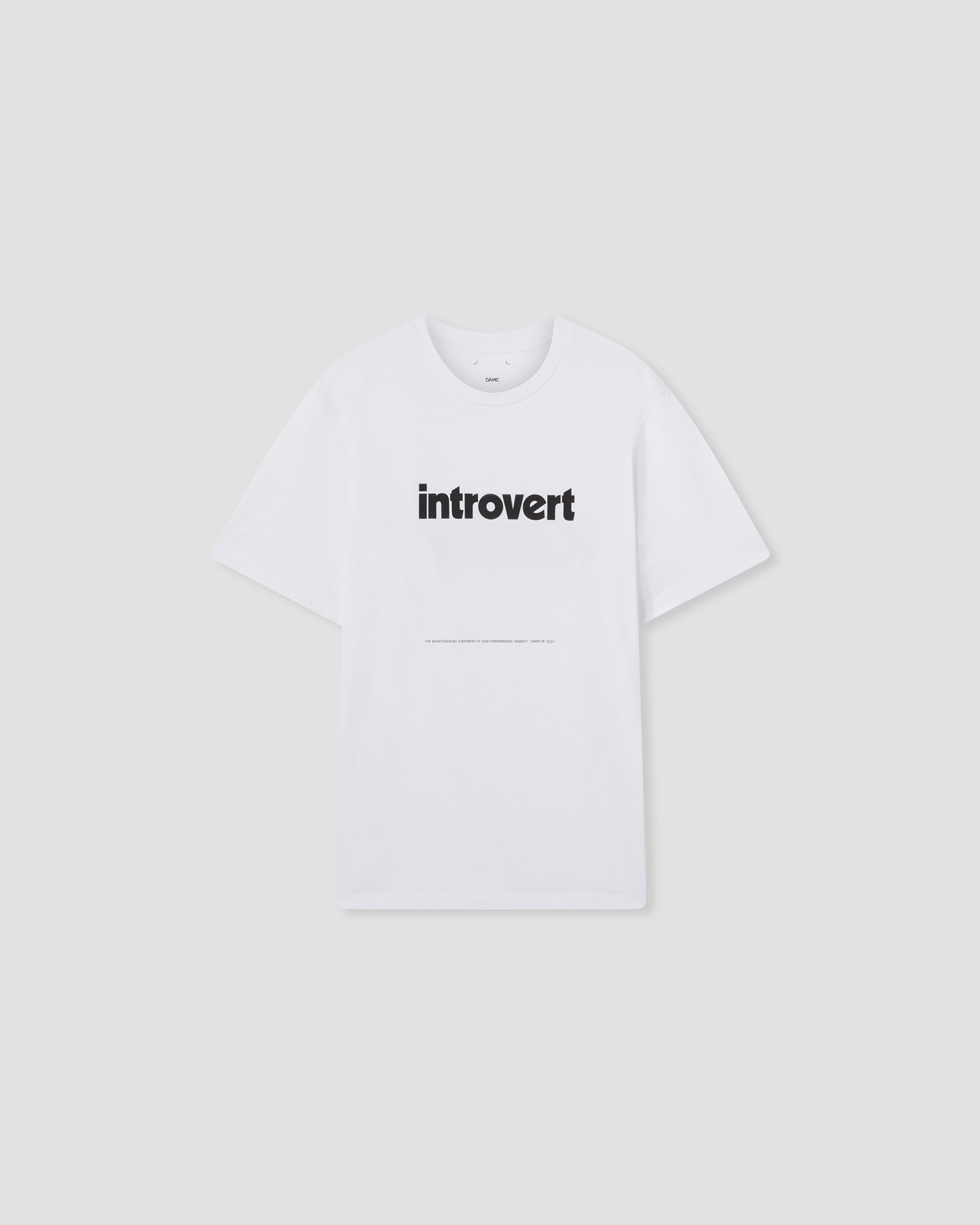 Introvert T-Shirt in White | OAMC